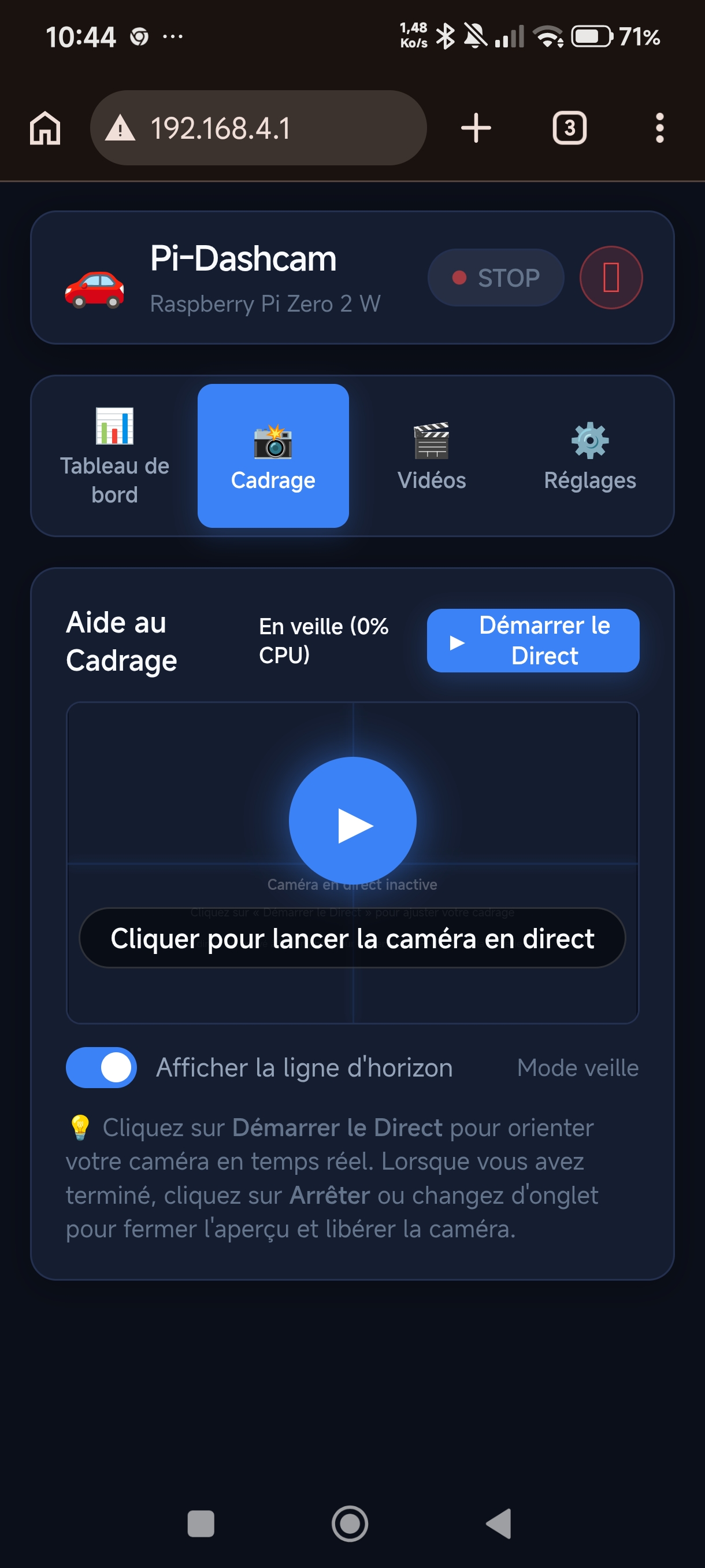 Aide au cadrage